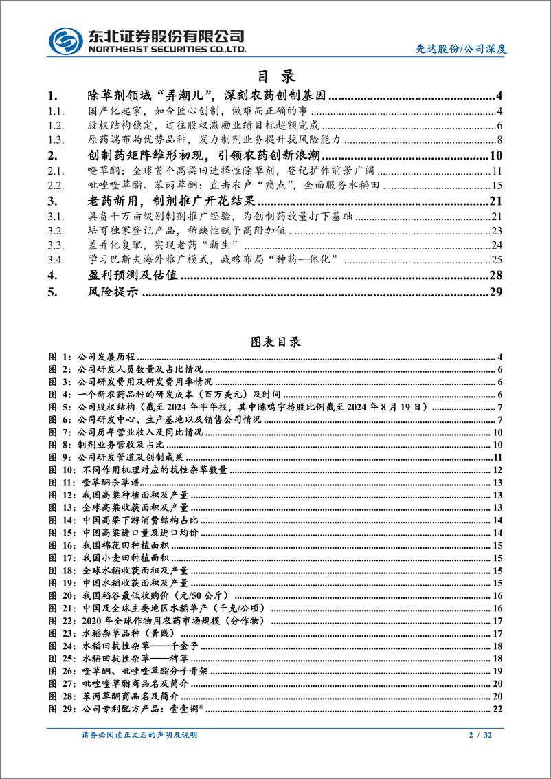 《先达股份(603086)公司深度报告：新药创制，行则将至-240924-东北证券-32页》 - 第2页预览图