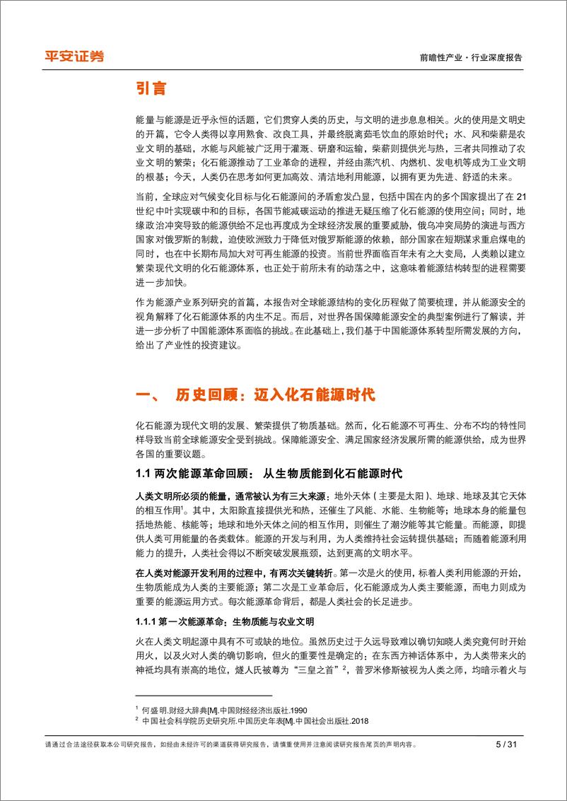 《能源行业观察系列（一）：能源革命初探，不止于碳中和-20220719-平安证券-31页》 - 第6页预览图