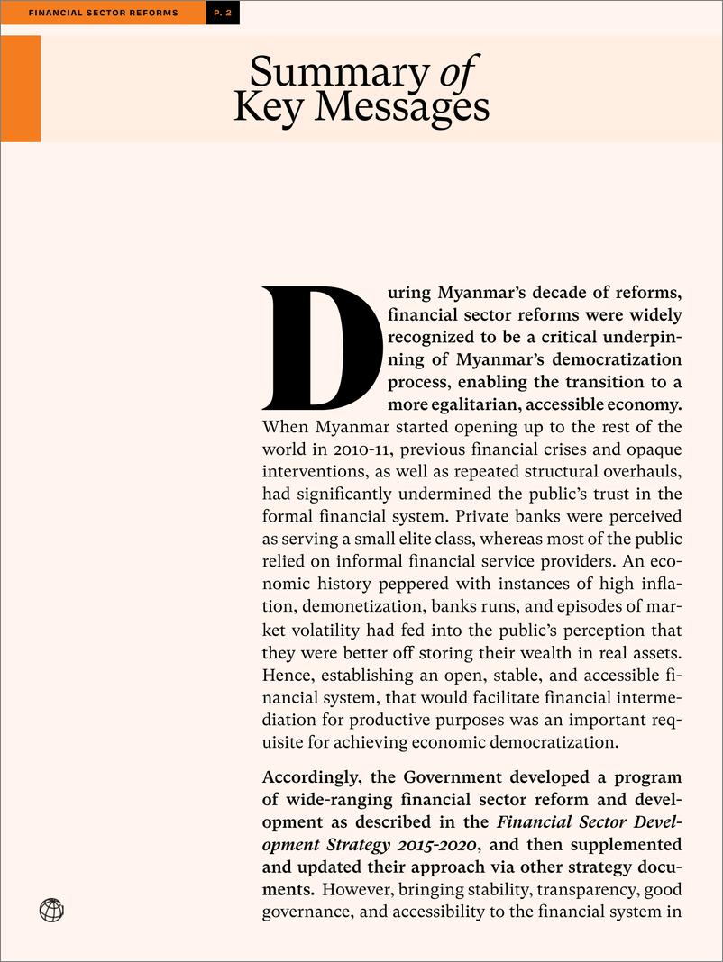 《世界银行-缅甸金融部门改革：政策说明（英）-2022.7-29页》 - 第5页预览图