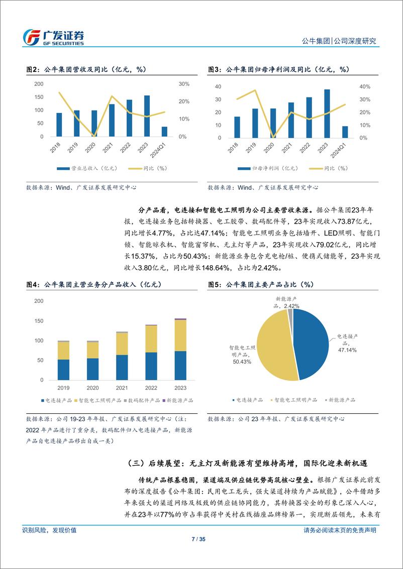 《公牛集团(603195)稳中求进，智能生态、新能源、国际化战略迎新机遇-240514-广发证券-35页》 - 第7页预览图