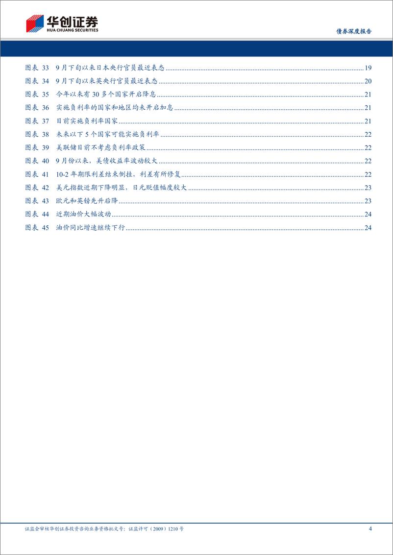 《华创债券10月海外月度观察：直击海外，全球指标分化，负利率或再进一步-20191028-华创证券-27页》 - 第5页预览图