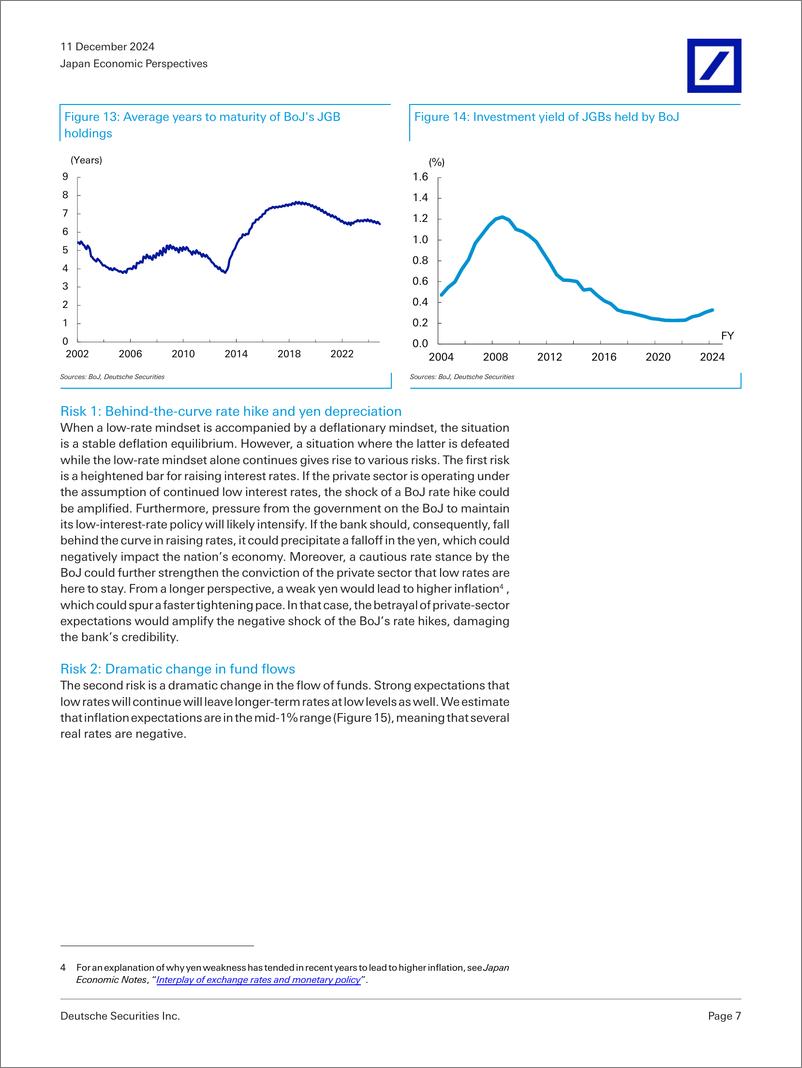 《Deutsche Bank-Japan Economic Perspectives Breaking out of the “low-rate m...-112131046》 - 第7页预览图