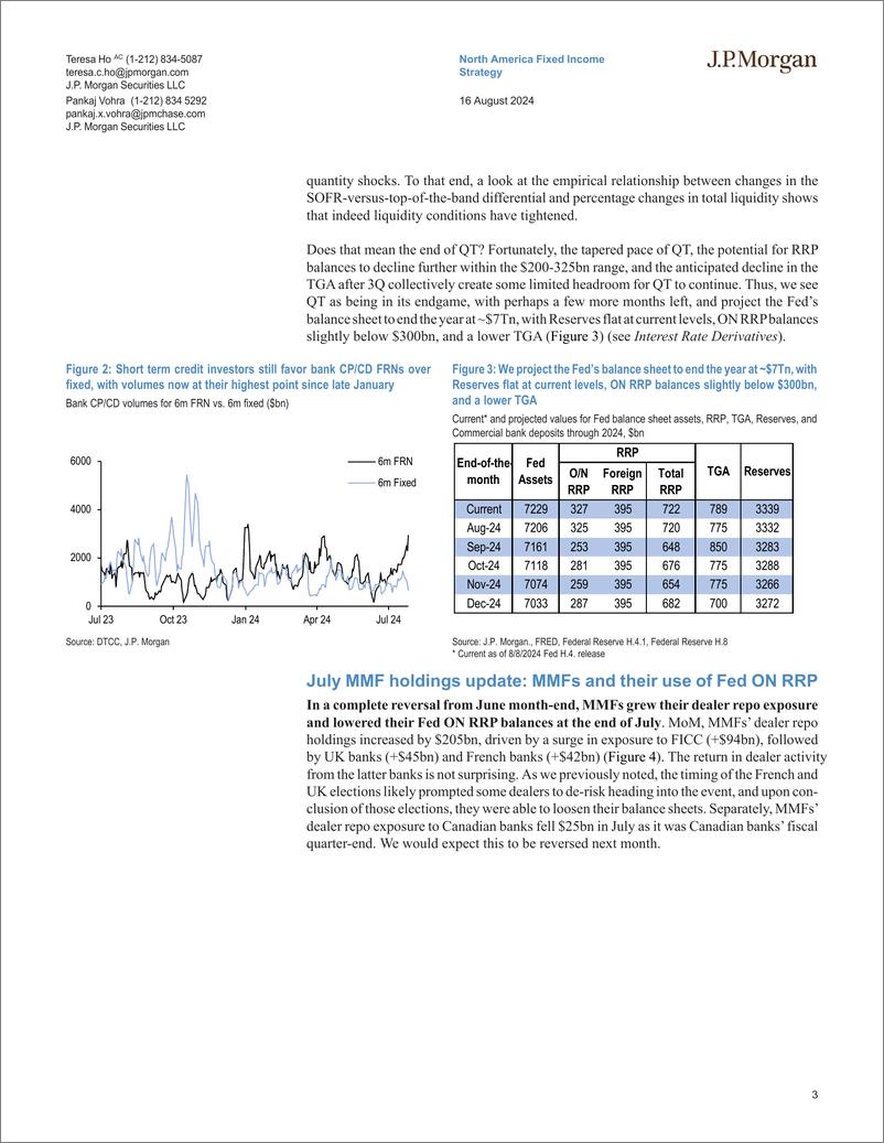 《JPMorgan Econ  FI-Short-Term Market Outlook And Strategy There and back again-109894299》 - 第3页预览图