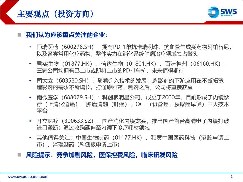 《生物医药行业肿瘤创新药系列报告之四：消化系统肿瘤，介入疗法与新药齐头并进-20191101-申万宏源-99页》 - 第4页预览图