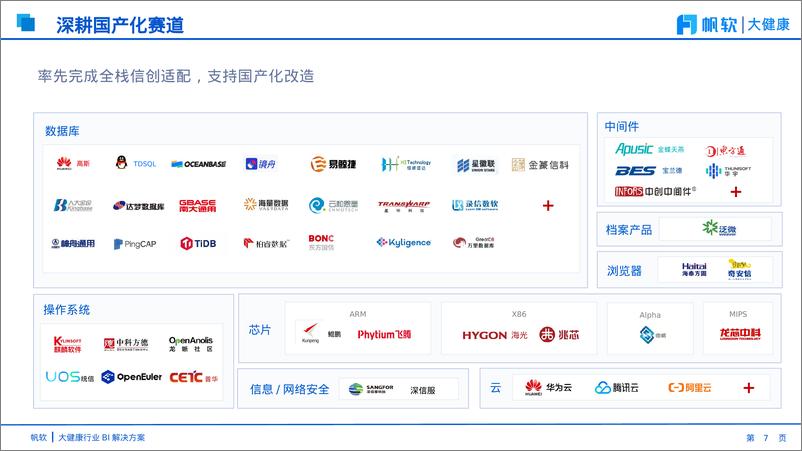 《大健康行业BI解决方案》 - 第7页预览图