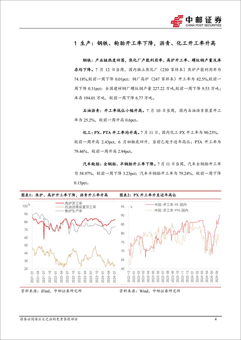 《高频数据跟踪：物价走势分化，暑期消费升温-240713-中邮证券-13页》 - 第4页预览图