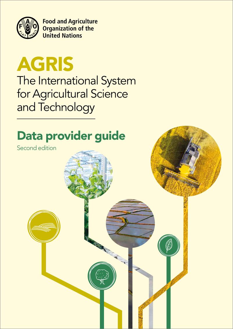 《FAO联合国粮农组织_2024年AGRIS国际农业科学技术信息系统-数据提供方指南_第二版__英文版》 - 第1页预览图