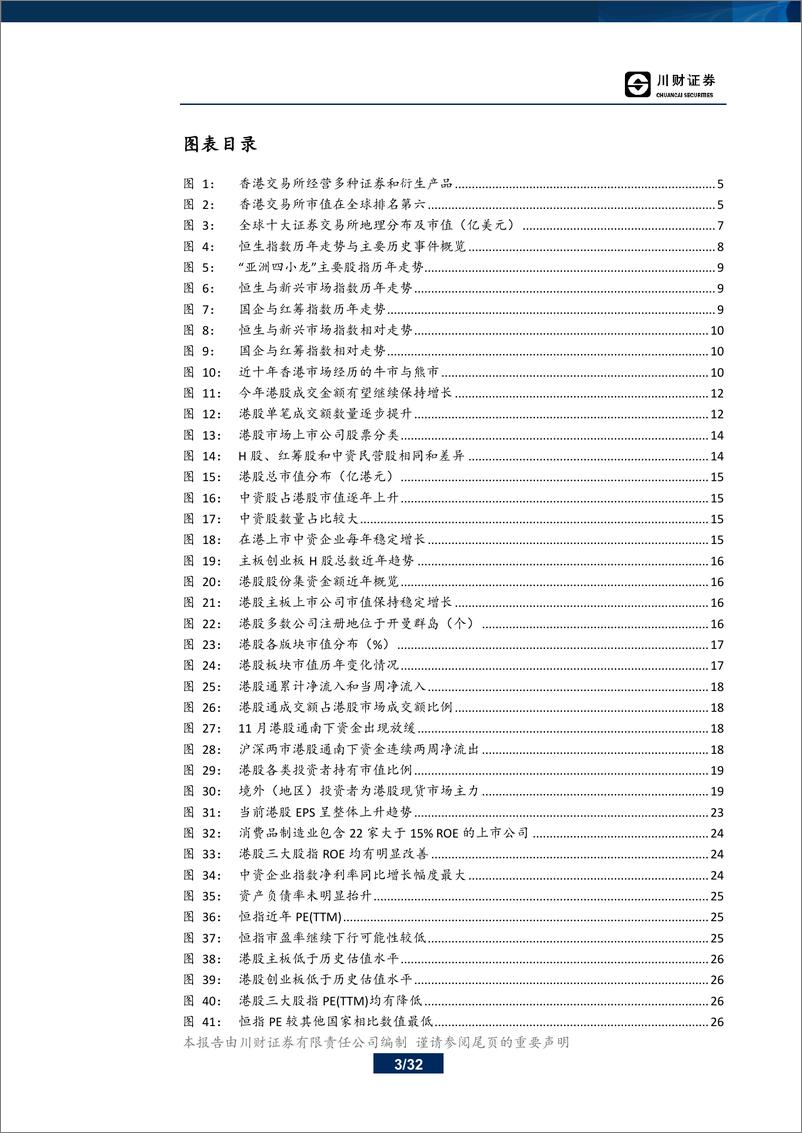 《川财投研看世界系列之十一：香港证券市场概况与展望-20190111-川财证券-32页》 - 第4页预览图