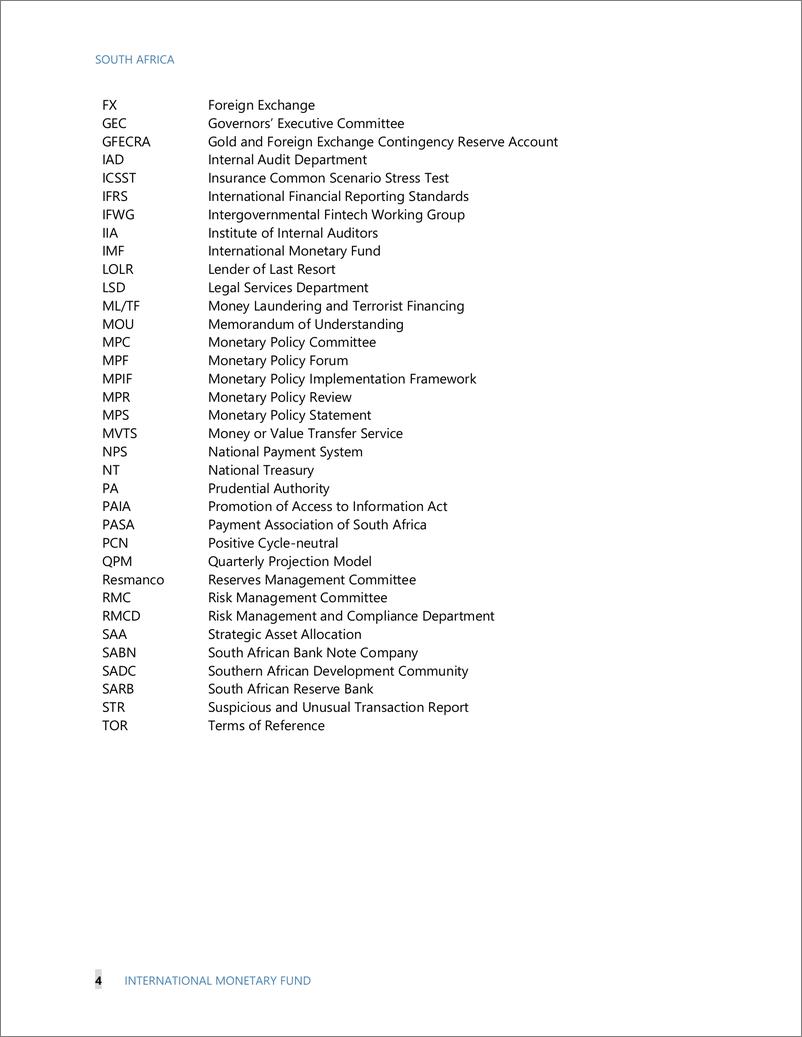 《IMF-南非：中央银行透明度准则审查（英）-2024.11-121页》 - 第5页预览图