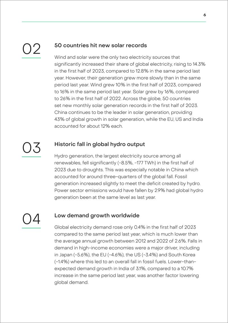 《2023年全球电力年中洞察-英-42页》 - 第7页预览图