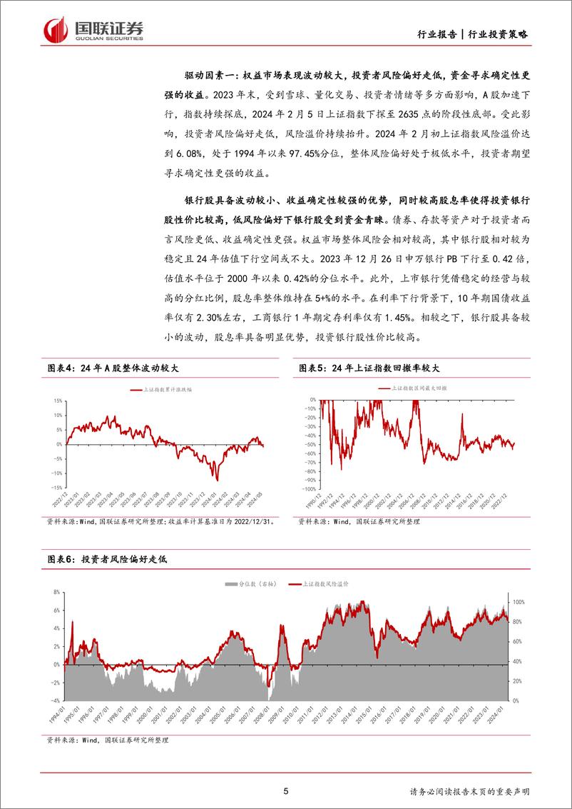 《银行行业2024年度中期投资策略：红利价值为胜负手，进可攻退可守-240618-国联证券-25页》 - 第5页预览图