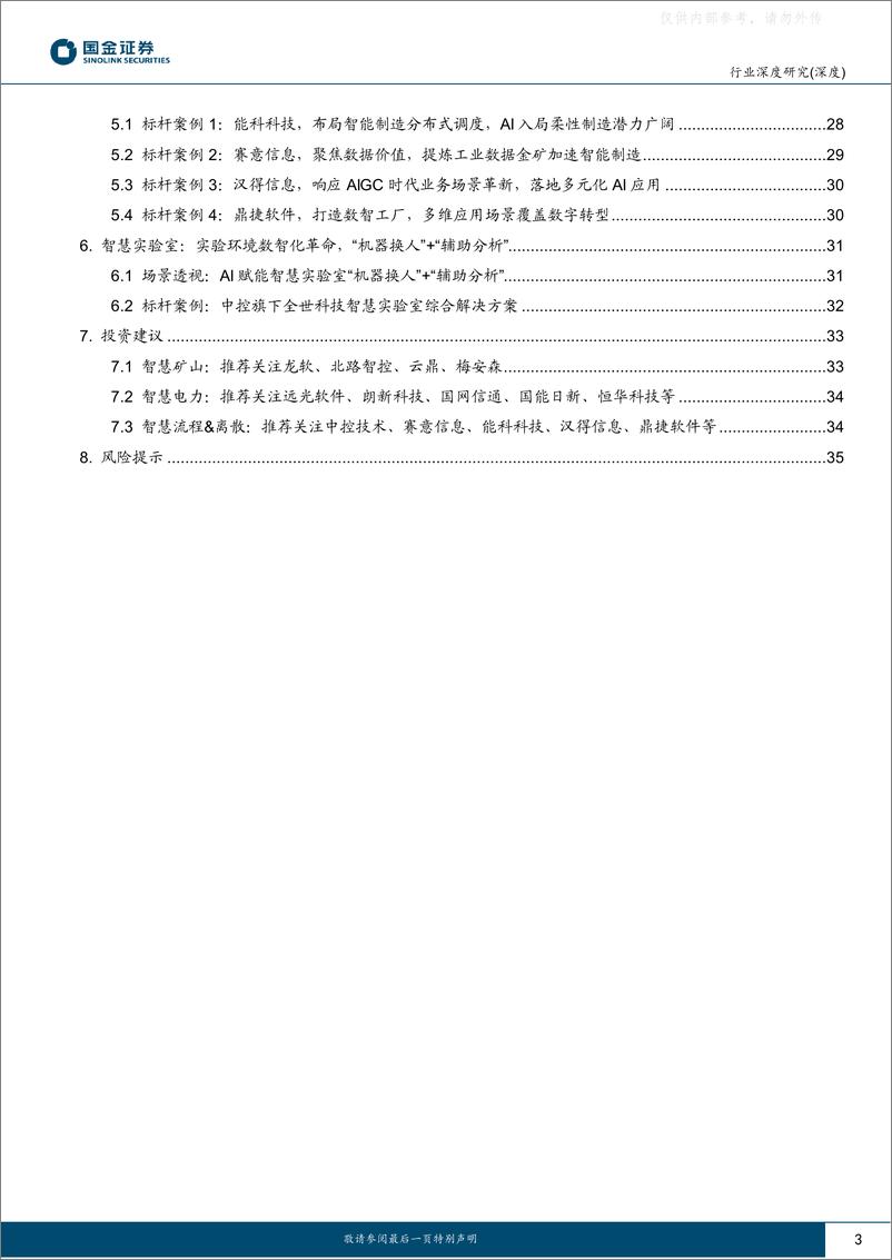 《国金证券-AI应用端行业深度研究：赋能千行百业，AI 矿山、AI 电力助力能源改革-230413》 - 第3页预览图