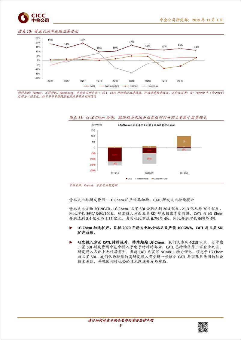 《新能源行业中金看海外·比较：3Q19全球动力电池企业回顾，盈利能力分化，格局逐步变化-20191101-中金公司-14页》 - 第7页预览图