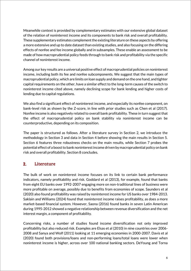 《英国国家经济和社会研究所-非利息收入、宏观审慎政策与银行绩效（英）-2024.11-50页》 - 第6页预览图