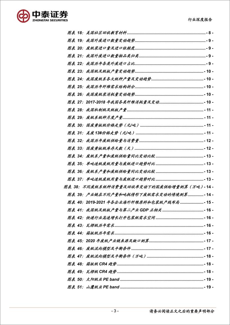 《造纸行业废纸产业链深度报告：关注2020年政策驱动型投资机会-20191120-中泰证券-20页》 - 第4页预览图