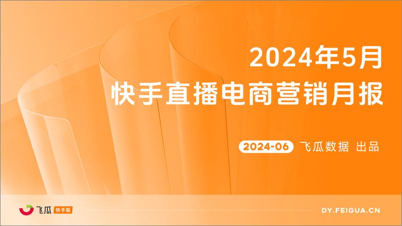 《2024年5月快手直播电商营销月报-飞瓜数据》 - 第1页预览图