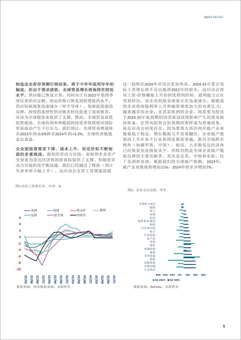 《安联-2023-2025全球经济展望报告-2023.10.4-22页》 - 第6页预览图