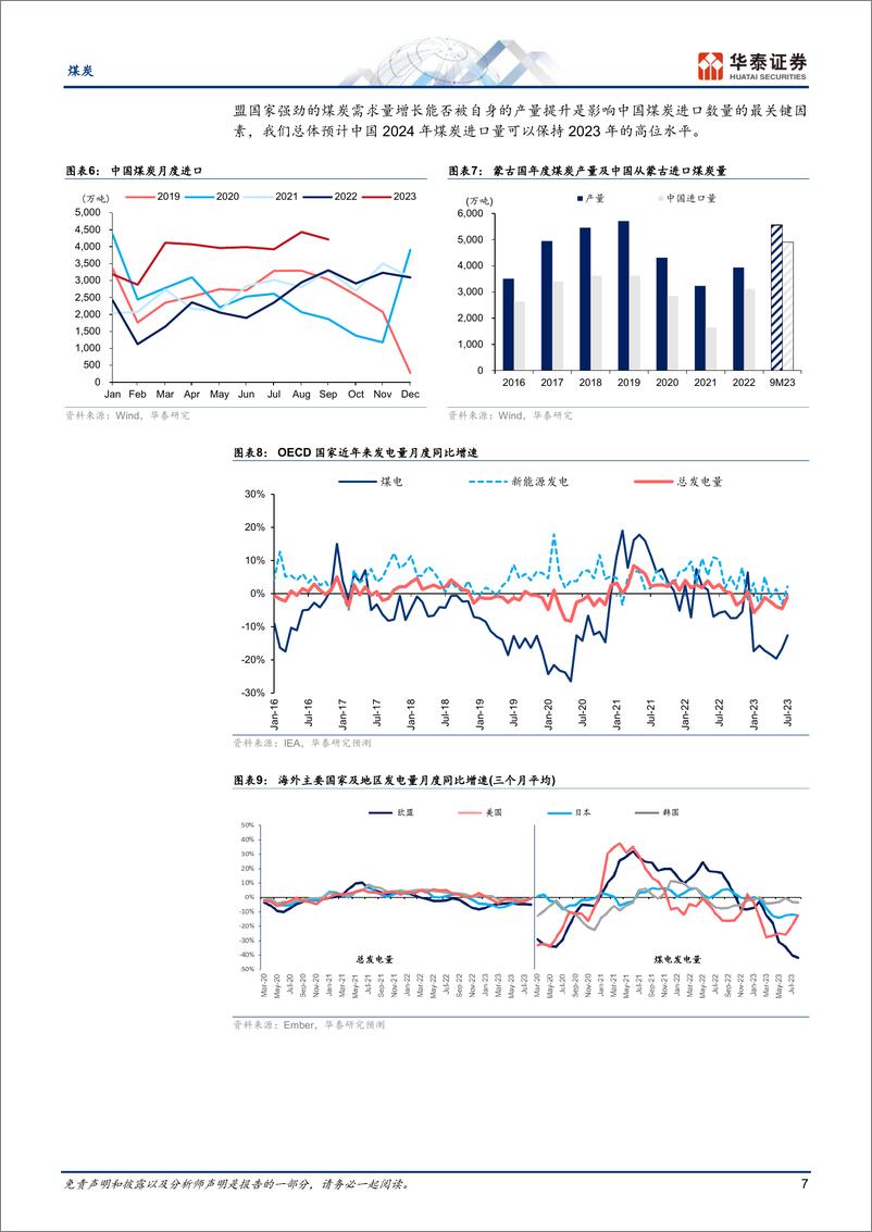《煤炭行业年度策略：2024，中枢下移不改，阶段反弹仍存-20231104-华泰证券-34页》 - 第8页预览图