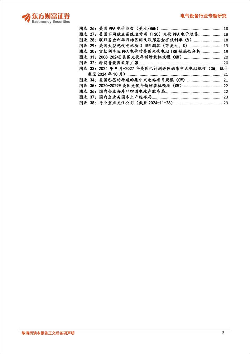 《电气设备行业专题研究：东南亚双反落地在即，美国光伏格局影响几何？-241129-东方财富证券-25页》 - 第3页预览图