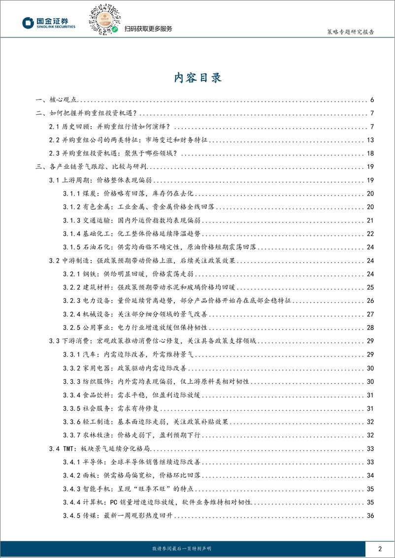 《行业比较专题报告：并购重组方向梳理及模型筛选-241114-国金证券-38页》 - 第2页预览图