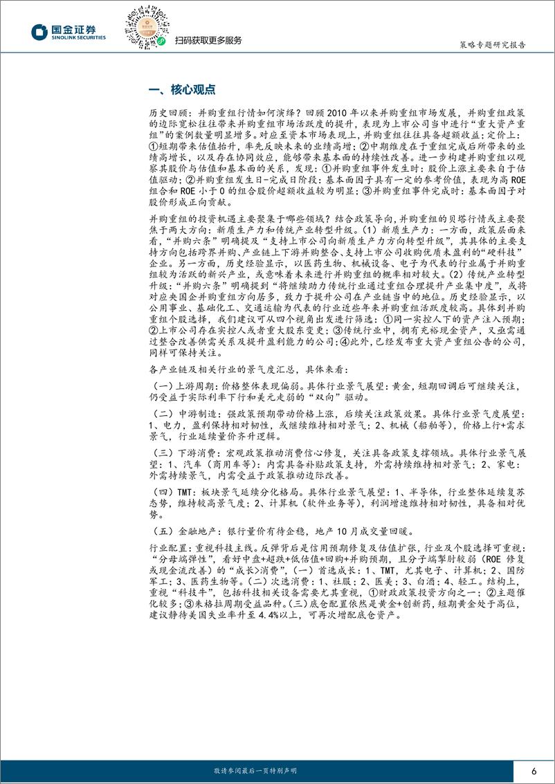 《行业比较专题报告：并购重组方向梳理及模型筛选-241114-国金证券-38页》 - 第6页预览图