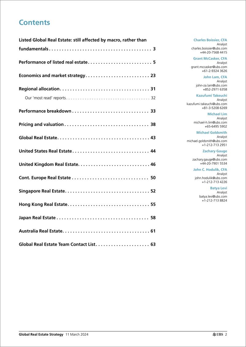 《UBS Equities-Global Real Estate StrategyWhen will (listed) real estate ...-106975485》 - 第2页预览图