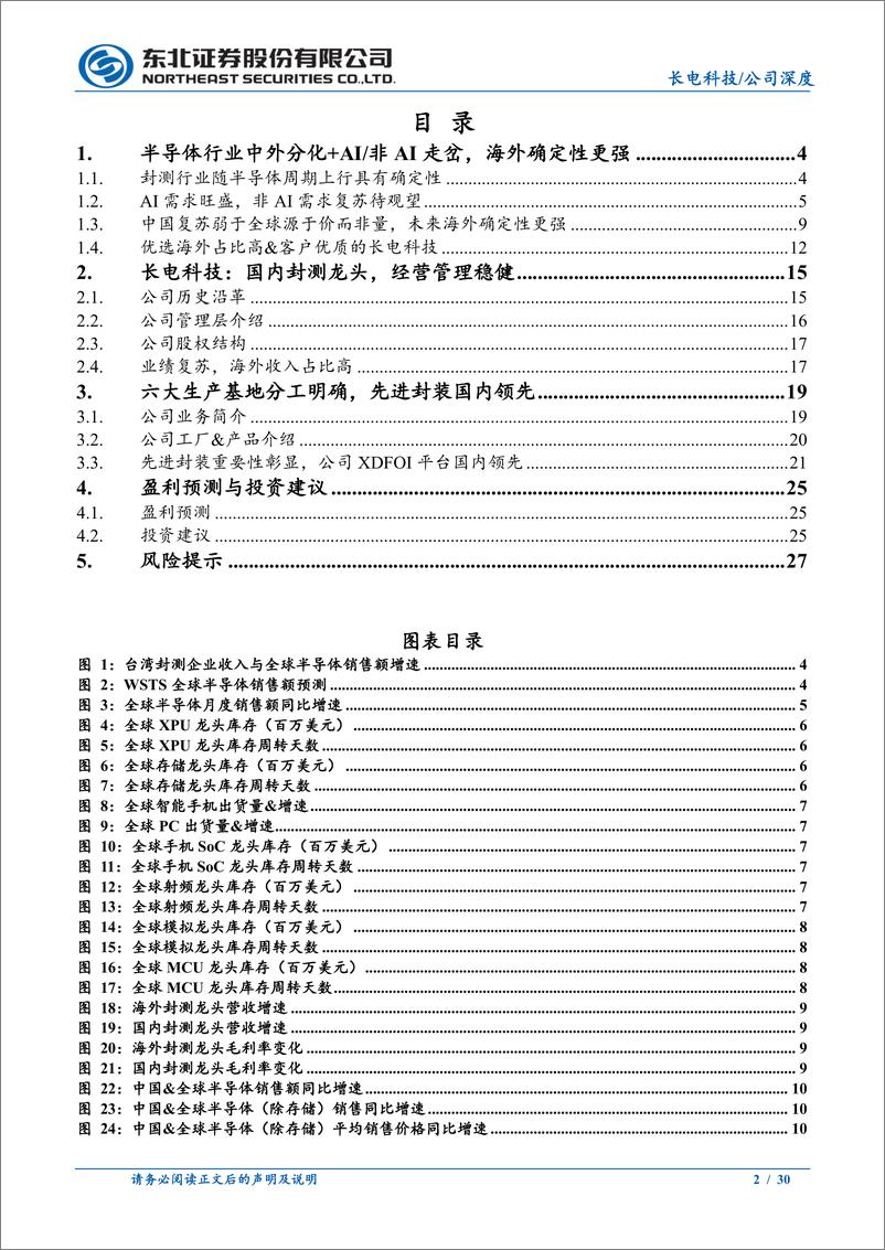 《长电科技(600584)集封测之大成，拥抱全球化-240801-东北证券-30页》 - 第2页预览图