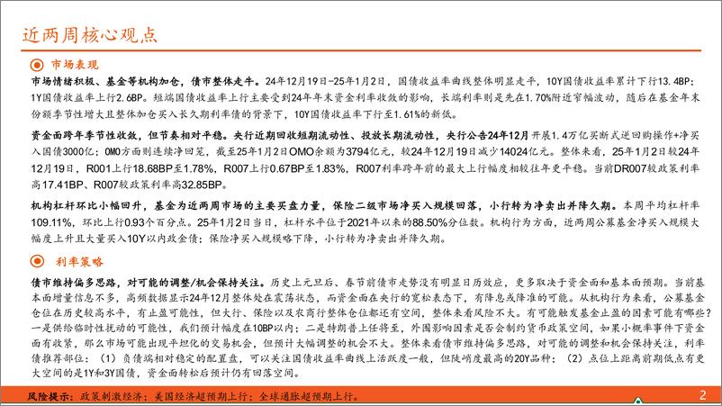 《【利率债观察】债市维持偏多思路，对可能的调整和机会保持关注-250105-平安证券-16页》 - 第2页预览图