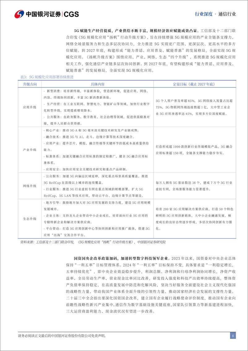 《通信行业2024年经济运营专题：通信科技变革，“AI%2b”打开新空间-241223-银河证券-23页》 - 第8页预览图