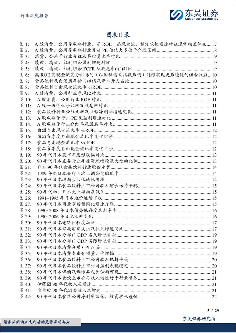 《食品饮料行业深度报告：平情应物，驭势稳进，中低速转型阶段买食品饮料是在买什么？-240715-东吴证券-29页》 - 第3页预览图