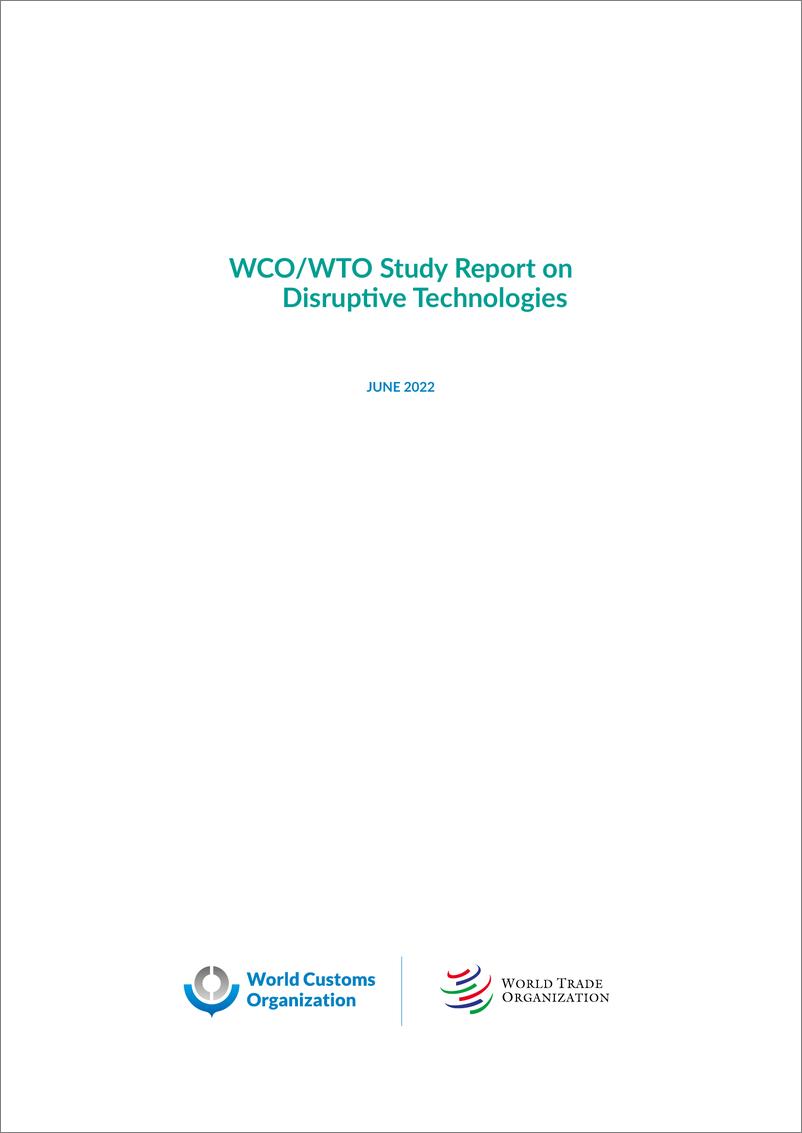 《WTO-世界海关组织-世贸组织关于颠覆性技术的研究报告（英）-200页》 - 第4页预览图