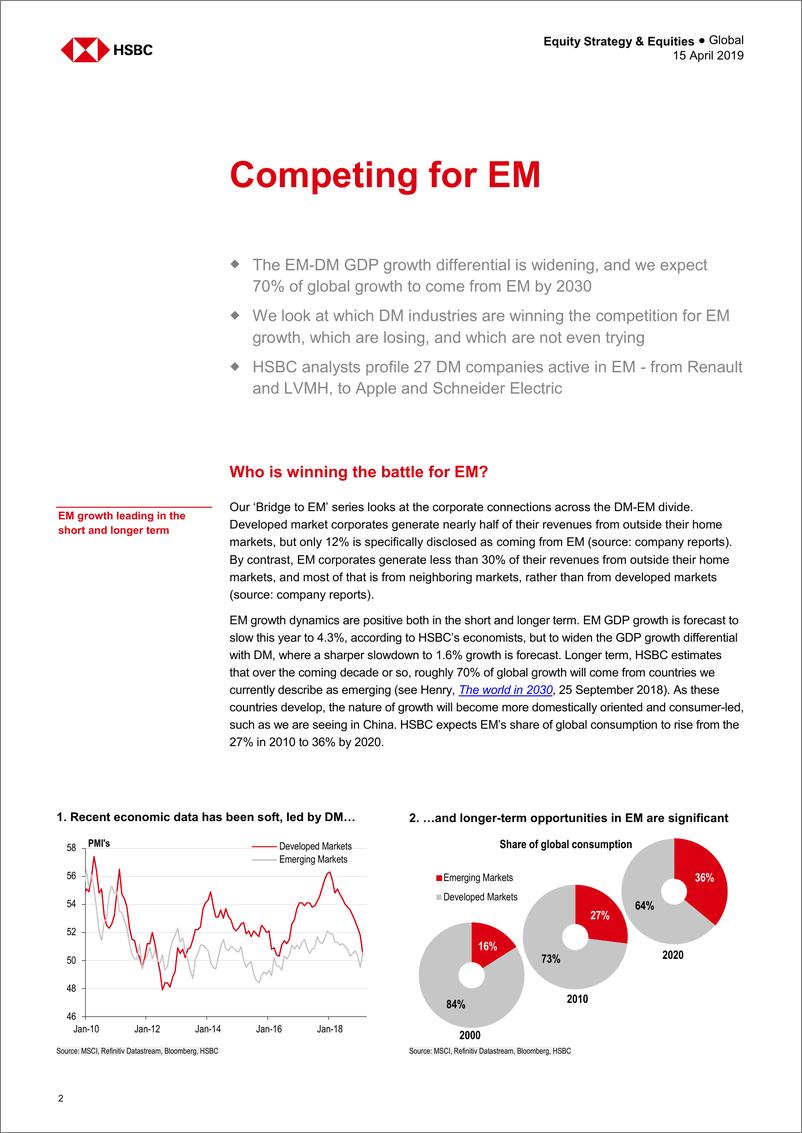 《汇丰银行-全球-股票策略-通往新兴市场之桥：赢下战争-2019.4.15-29页》 - 第3页预览图