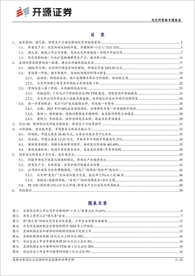 《北交所策略专题报告-2024年下半年策略：新质新向北交所，坚持发掘成长力量-240508-开源证券-52页》 - 第2页预览图