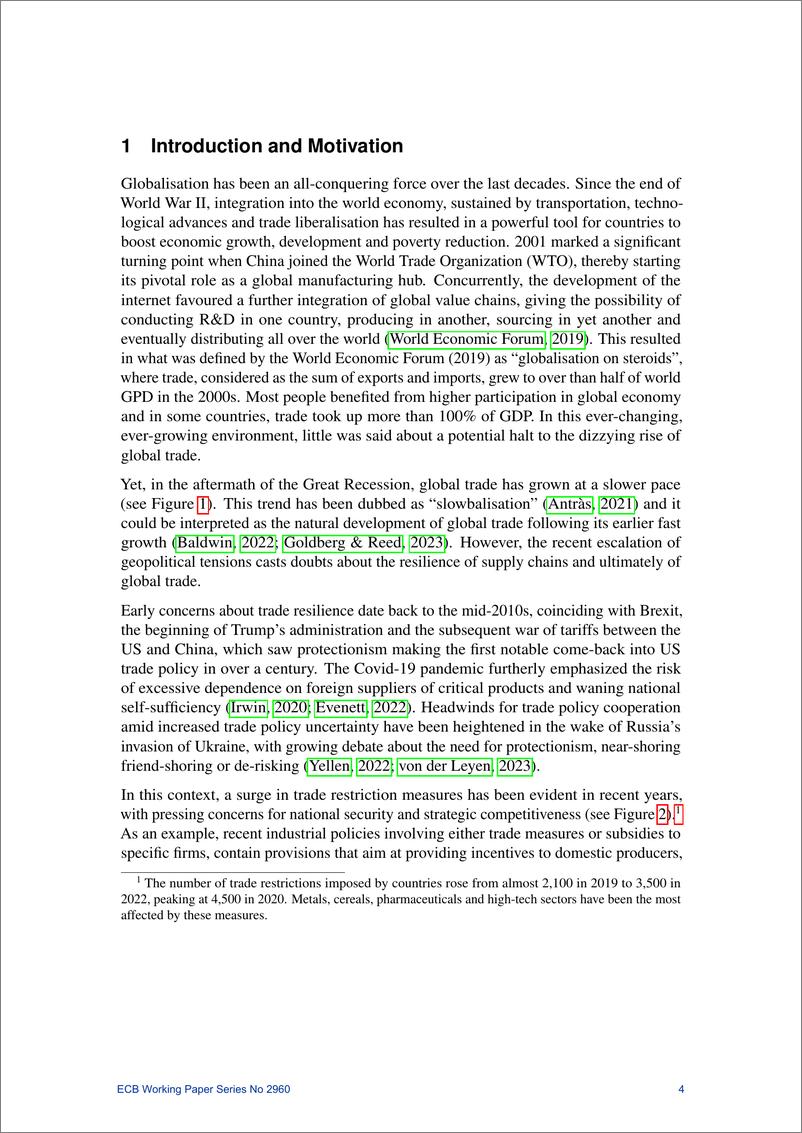 《欧洲央行-超越国界：地缘政治如何影响贸易（英）-2024.7-39页》 - 第5页预览图