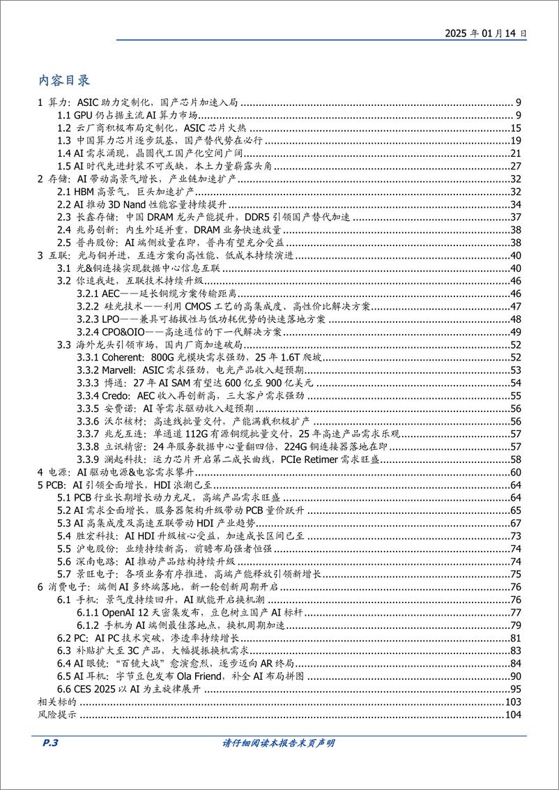 《2025电子行业年度策略：AI策略，中流击水，浪遏飞舟-250114-国盛证券-105页》 - 第3页预览图