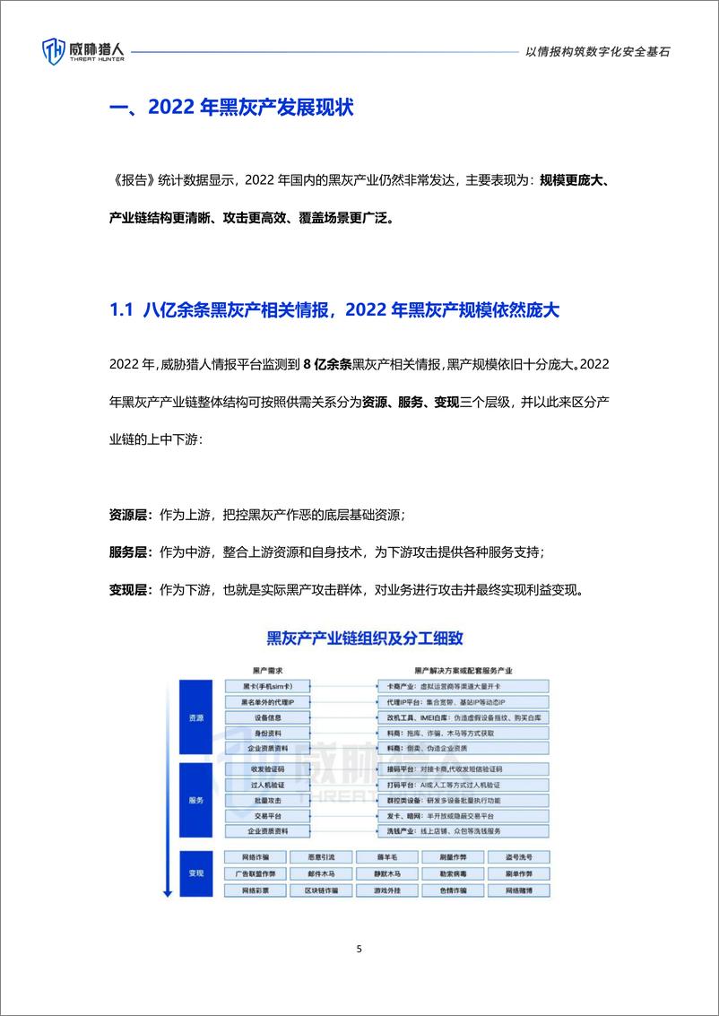 《2022年黑灰产业研究报告-威胁猎人-2022-52页》 - 第7页预览图