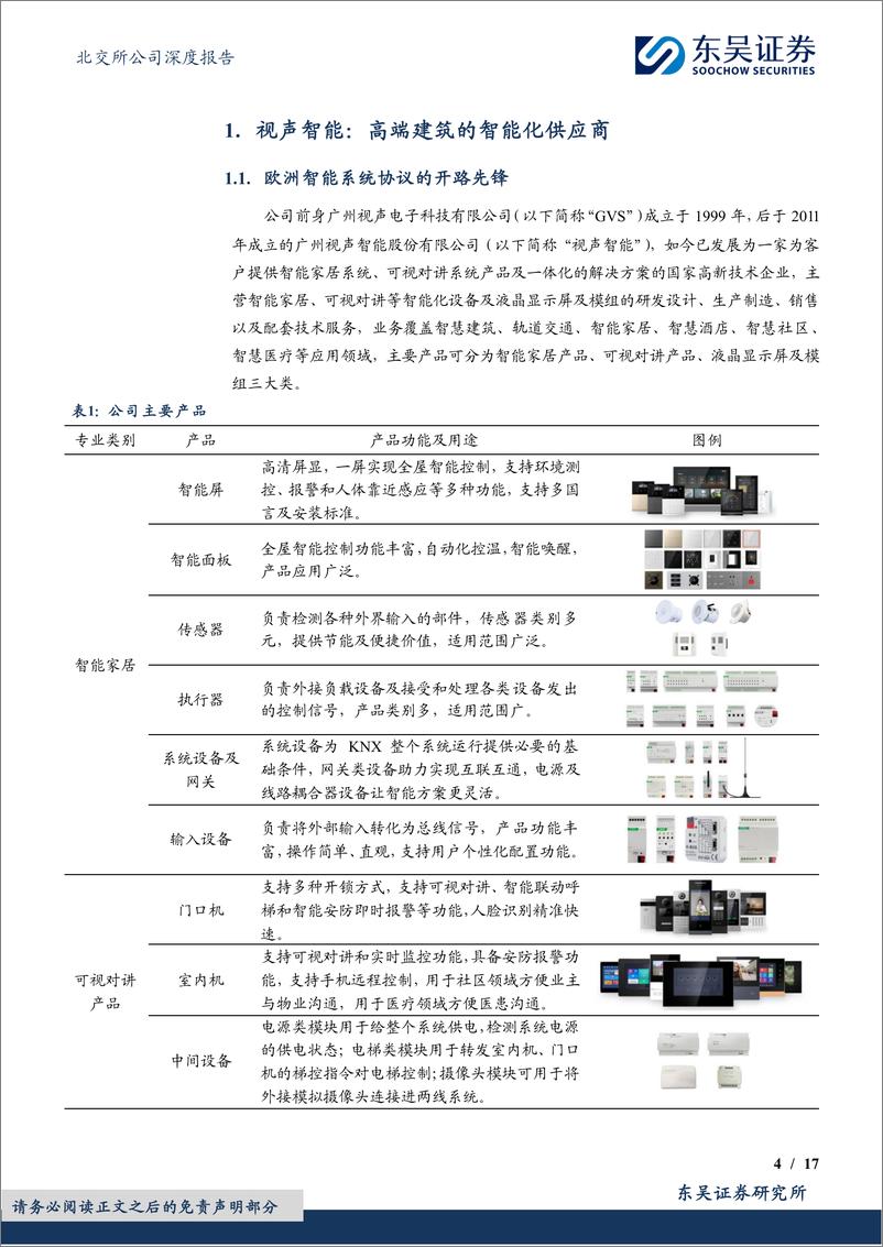 《视声智能(870976)建筑智能行业先行者-240721-东吴证券-17页》 - 第4页预览图