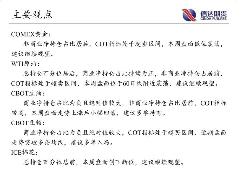 《商品期货CFTC持仓跟踪-20221030-信达期货-18页》 - 第3页预览图