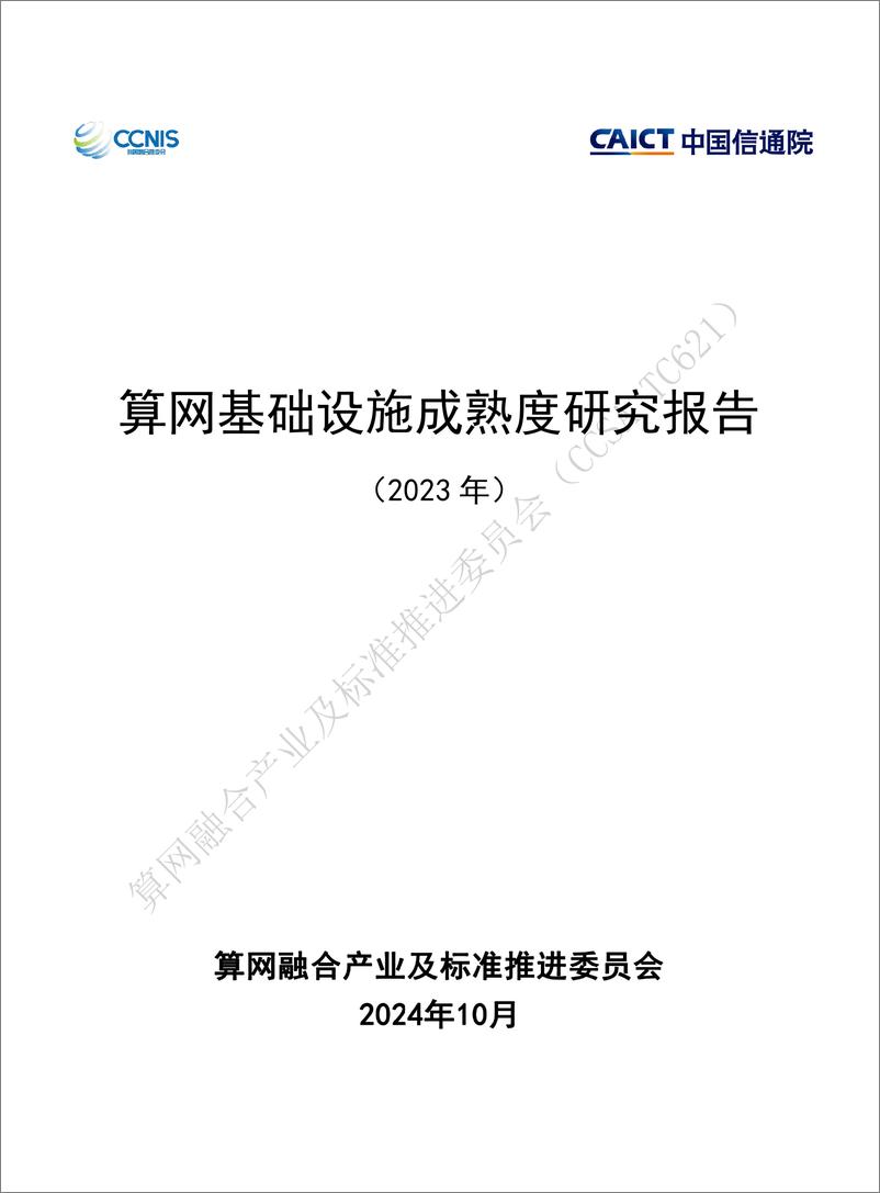 《算网基础设施成熟度研究报告（2023年）-33页》 - 第1页预览图