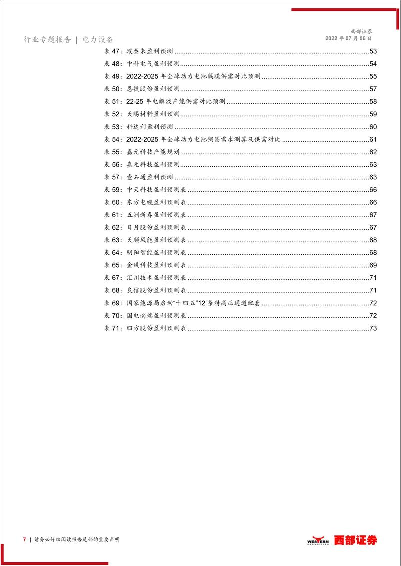 《2022年上半年电新行业前瞻：业绩普遍环比向好，全年预期乐观-20220706-西部证券-75页》 - 第8页预览图