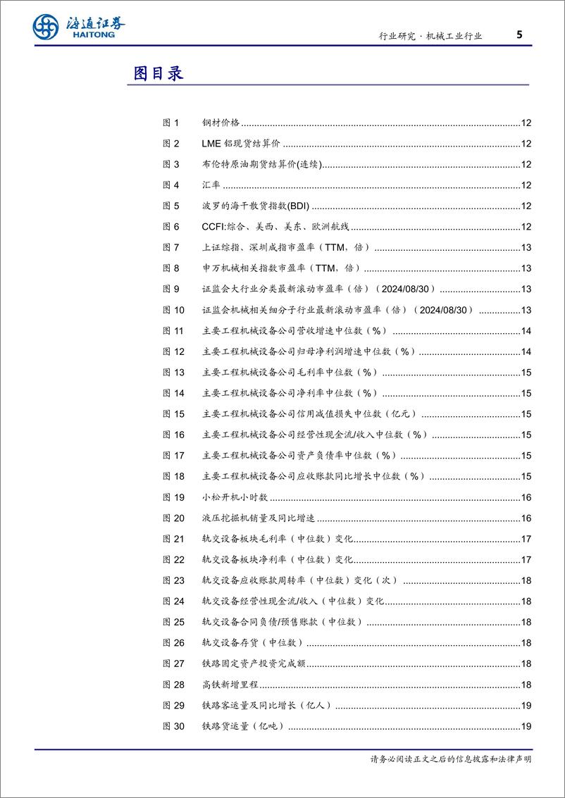 《机械工业行业半年报-24Q2传统板块总结：船舶制造表现亮眼，通用设备短期承压-240909-海通证券-39页》 - 第5页预览图