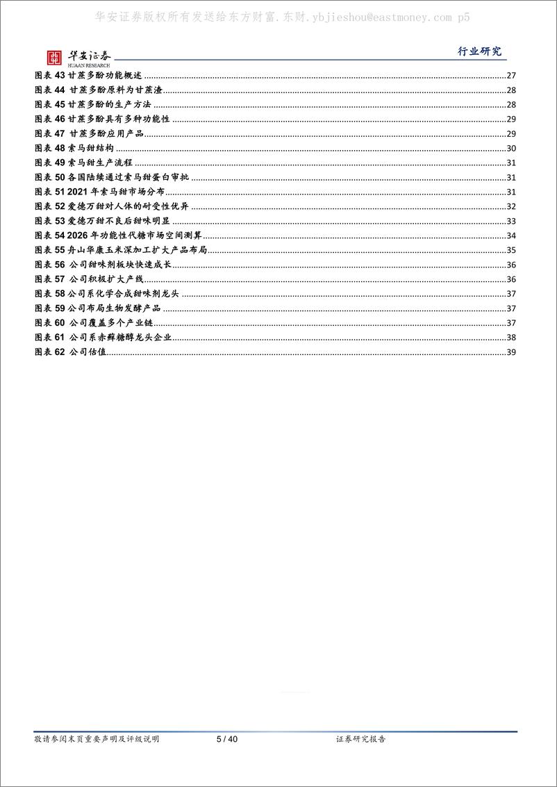 《华安证券：甜味剂系列深度之二-新型代糖加速落地-减糖趋势推动升级》 - 第5页预览图