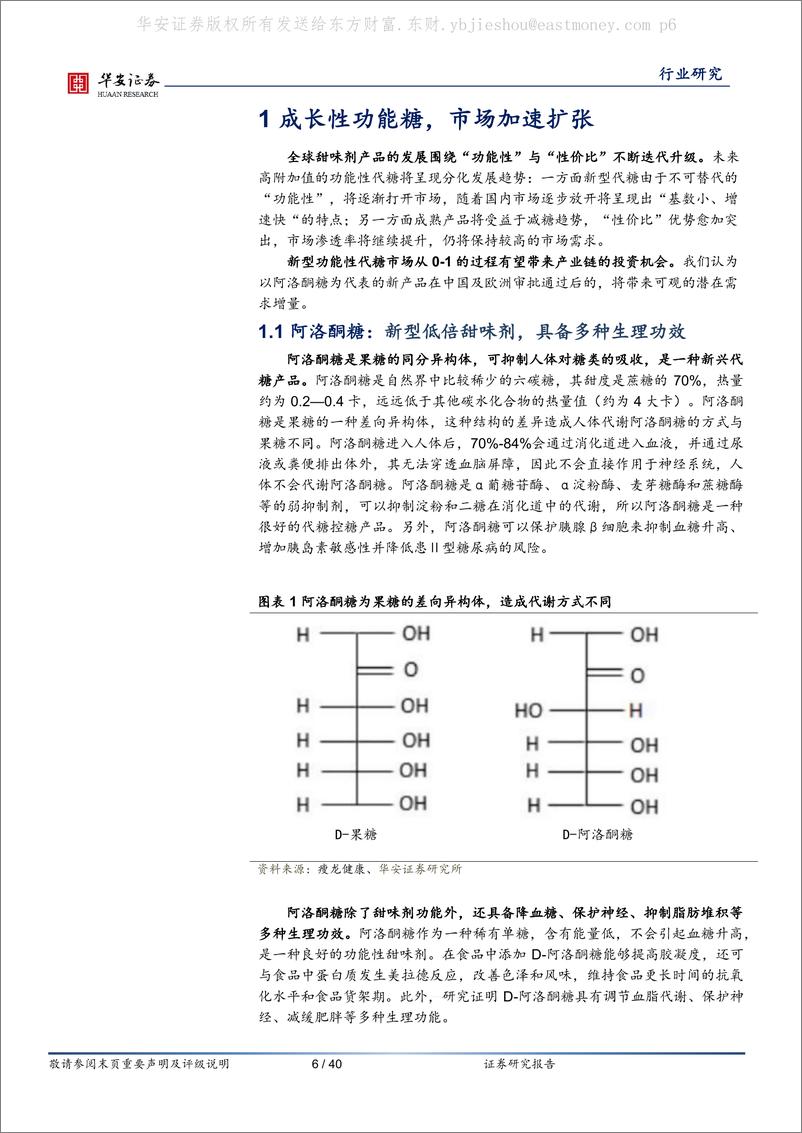 《华安证券：甜味剂系列深度之二-新型代糖加速落地-减糖趋势推动升级》 - 第6页预览图