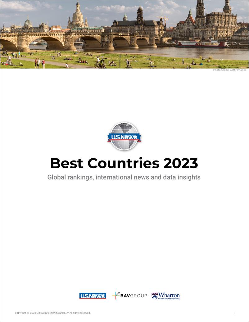 《美国新闻&沃顿商学院：2023年全球最佳国家排名（英文版）》 - 第1页预览图