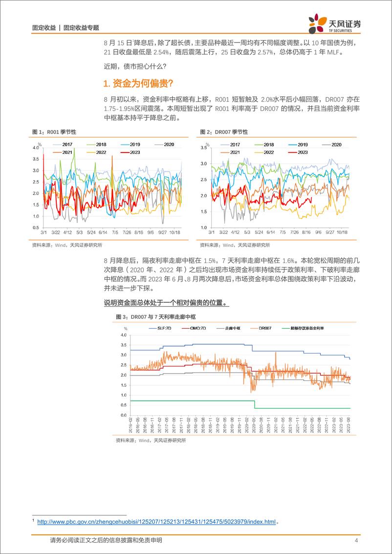 《固定收益宏观利率专题：债券市场要担心吗？-20230827-天风证券-19页》 - 第5页预览图