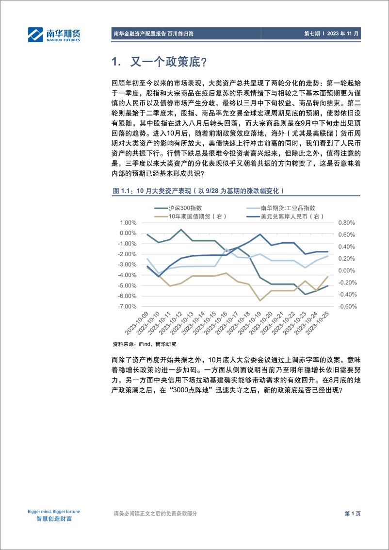 《南华金融资产配置报告：百川终归海-20231031-南华期货-26页》 - 第6页预览图