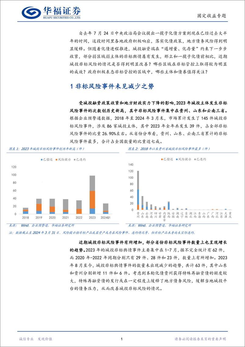 《【华福固收】积极化解非标下，哪些区域值得关注？-240423-华福证券-12页》 - 第3页预览图