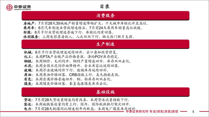 《实体经济政策图谱2022年第30期：投资力度加大-20220730-中泰证券-23页》 - 第6页预览图