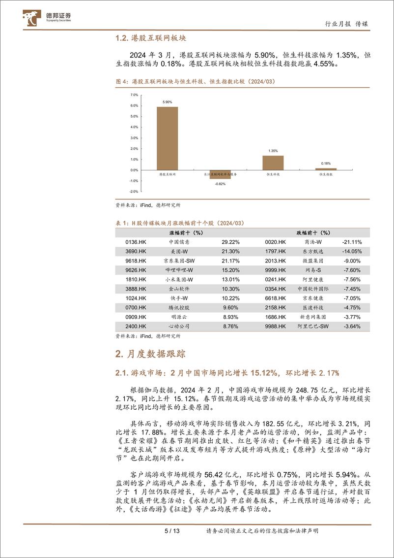 《传媒互联网行业3月报：Kimi引领长文本趋势，国内外多模态应用百花齐放-240402-德邦证券-13页》 - 第5页预览图