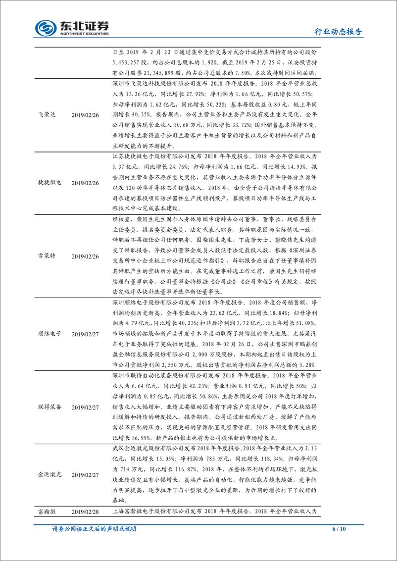 《电子行业动态报告：5G+折叠屏成创新方向，持续关注相关产业链20190303-东北证券-10页》 - 第7页预览图